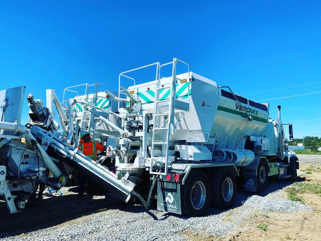 Volumetric concrete contractor trucks Veromix in Burlington