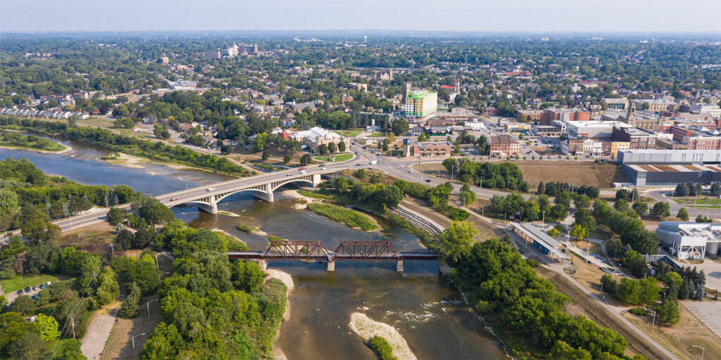 Brantford Ontario city scape